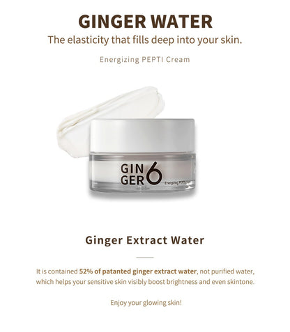 GINGER6 Energizing PEPTI Cream