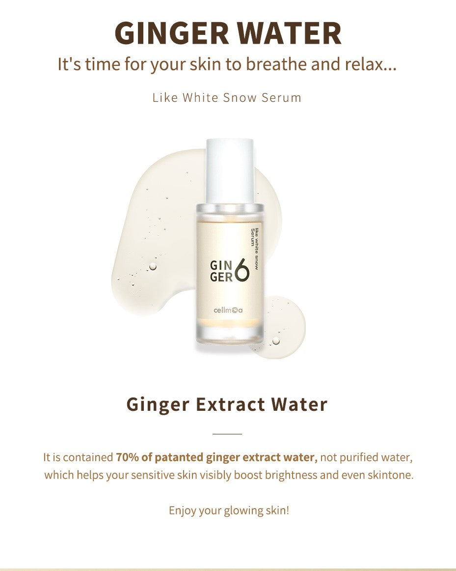 GINGER6 Like white snow serum