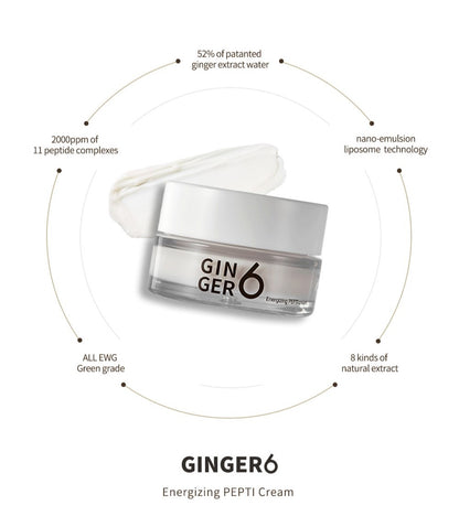 GINGER6 Energizing PEPTI Cream