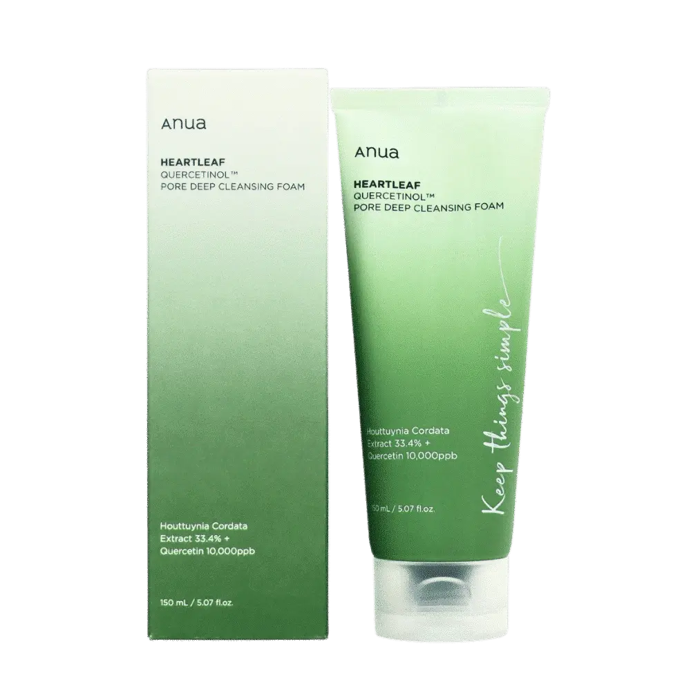 Anua HEARTLEAF QUERCETINOL PORE DEEP CLEANSING FOAM 150ml