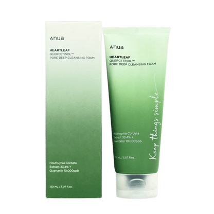 Anua HEARTLEAF QUERCETINOL PORE DEEP CLEANSING FOAM 150ml