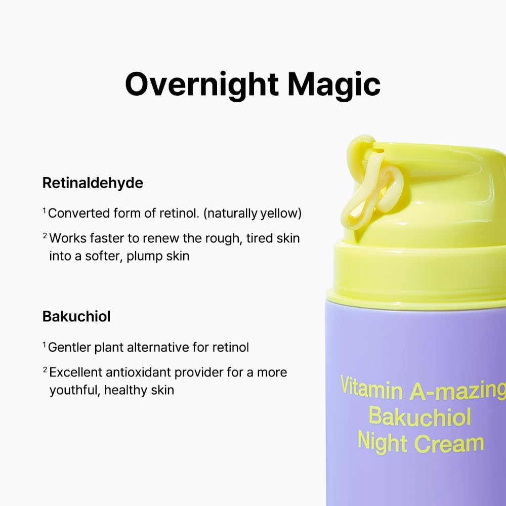 By Wishtrend Vitamin A-mazing Bakuchiol Night Cream 30 g