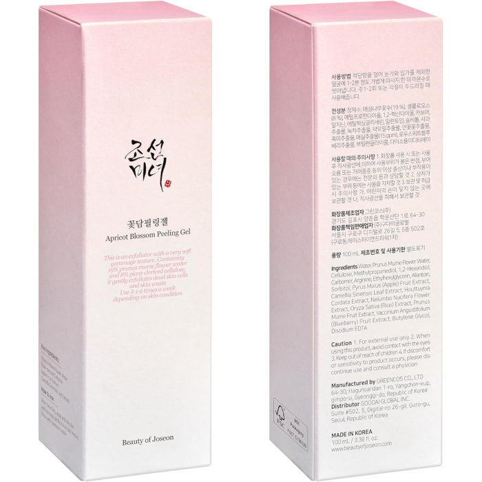 Beauty of Joseon	Apricot Blossom Peeling Gel 100ml