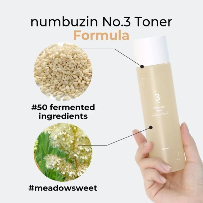 Numbuzin No.3 Super Glowing Essence Toner