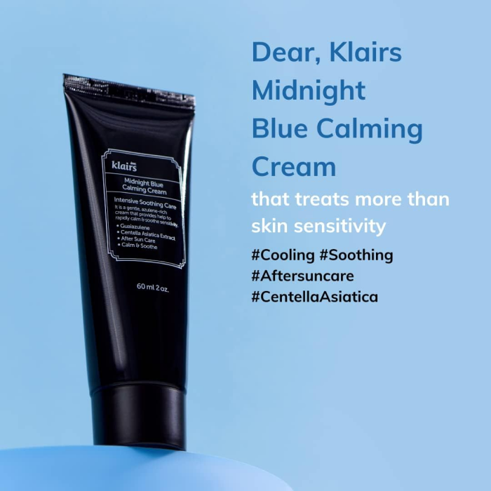 Dear, Klairs Midnight Blue Calming Cream