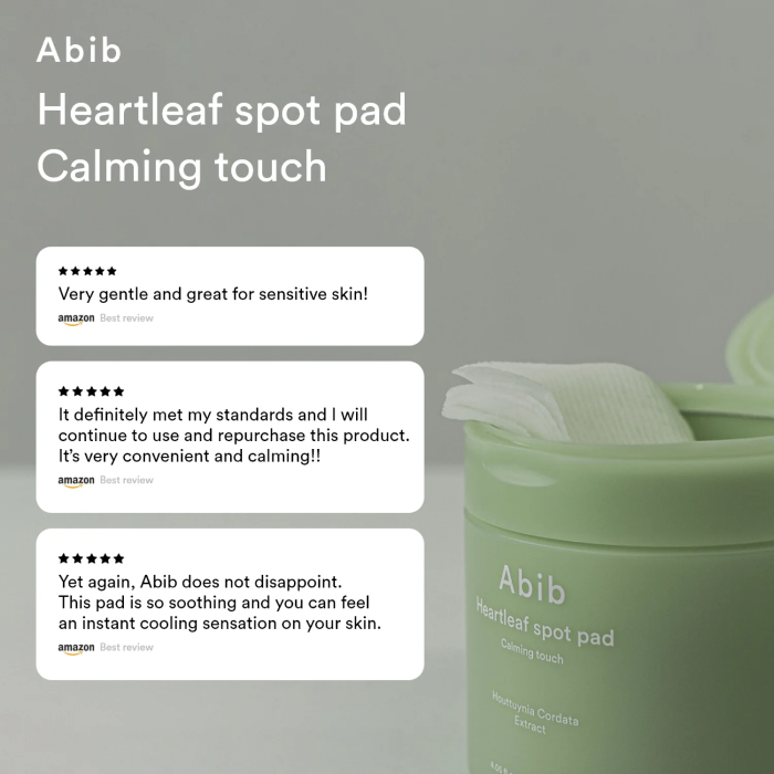 Abib Heartleaf Spot Pad Calming Touch 150ml (80 pads)