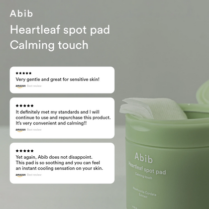 Abib Heartleaf Spot Pad Calming Touch 150ml (80 pads)