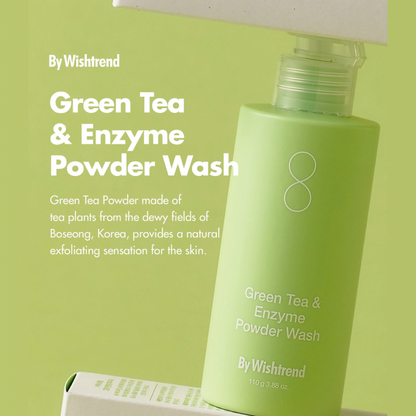 By Wishtrend Green Tea & Enzyme Powder Wash 110 g