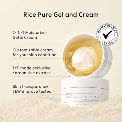 THANK YOU FARMER Rice Pure Gel and Cream