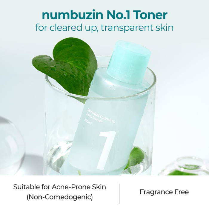 No.1 Pure-Full Calming Herb Toner (100ml)