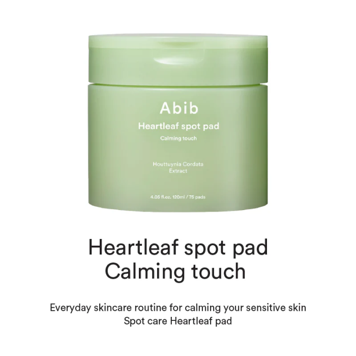 Abib Heartleaf Spot Pad Calming Touch 150ml (80 pads)