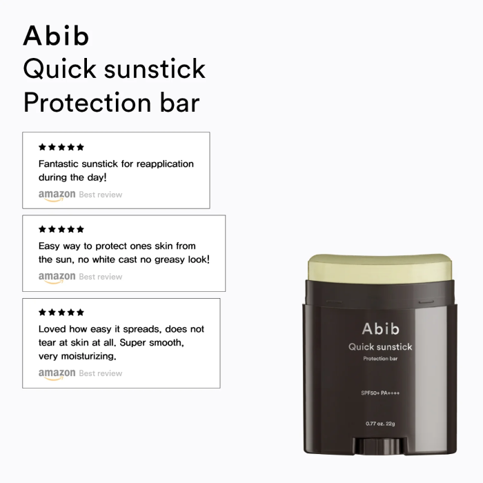 Abib Quick Sun Protection Bar 22g