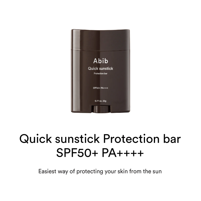 Abib Quick Sun Protection Bar 22g