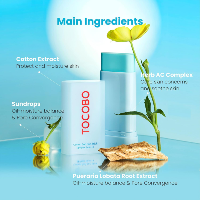 Tocobo Cotton Soft Sun Stick SPF50+ PA++++