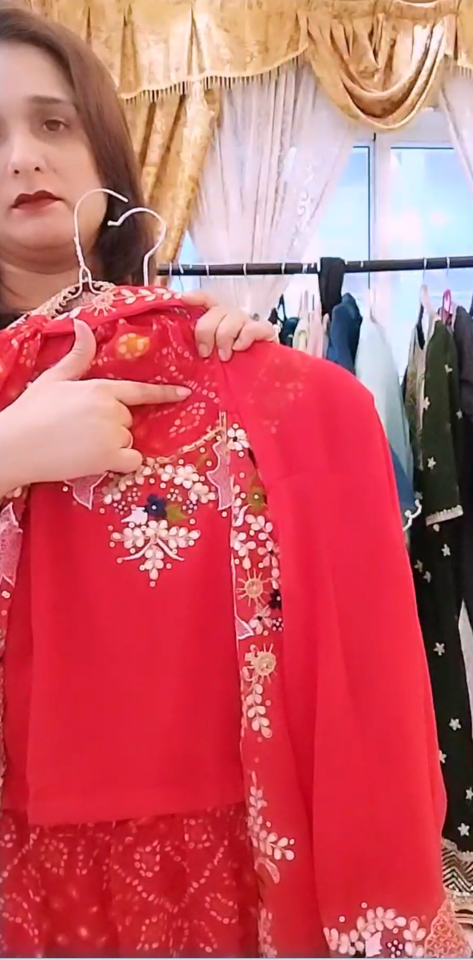 Red lehenga choli